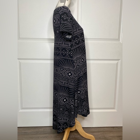 LuLaRoe XS Black & White Dress - Picture 3 of 7